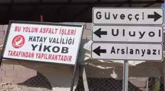 Yayladağı'nda Asfaltlama Çalışması