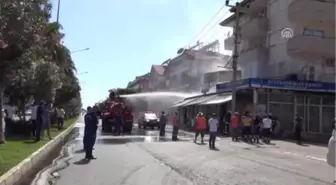 Manavgat'ta İş Yeri Yangını