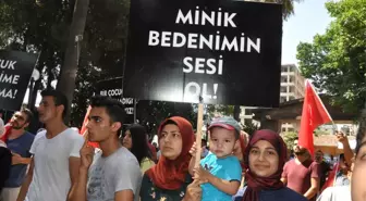 Hatay'da Çocuk İstismarlarına Tepki Yürüyüşü