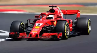 Büyük Britanya GP'sini Ferrari'den Sebastian Vettel Kazandı