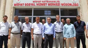 Kaymakam Tekin, Shm Müdürü Çelik'i Ziyaret Etti