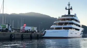 Amerikalı Milyarderin Lüks Yatı, Marmaris'te 200 Ton Yakıt İkmali Yaptı