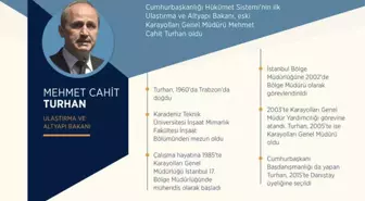 Ulaştırma ve Altyapı Bakanı Olan Mehmet Cahit Turhan Kimdir?