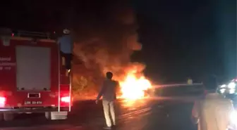 Kaymakamın Makam Aracı Cayır Cayır Yandı