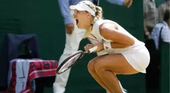 Wimbledon'ın İlk Finalisti Alman Tenisçi Kerber Oldu