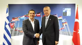 Başkan Erdoğan ile NATO Zirvesi Kapsamında Görüşen Çipras: Kolay Bir Görüşme Değildi
