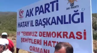 AK Parti'den 15 Temmuz Demokrasi Şehitleri Hatıra Ormanı