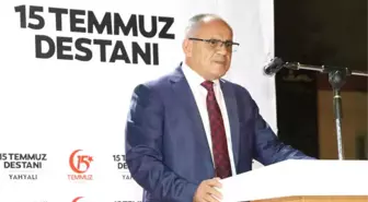 Yahyalı'da'15 Temmuz Ruhu' Meydanlardaydı