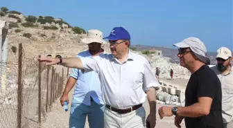 Rektör Şahin Knidos'ta Çalışmaları İnceledi