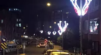 Yozgat'ın Caddeleri Estetik Işıklandırmalarla Renklendi