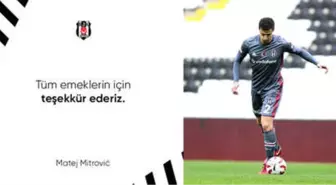 Beşiktaş'tan Mitrovic'e Teşekkür!