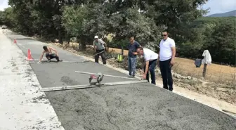 Yenice'de Köy Yolları Betondan Yapılıyor