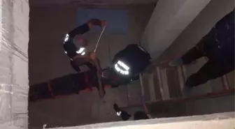 İnşaatın Bodrumuna Düşen Kişi Yaralandı