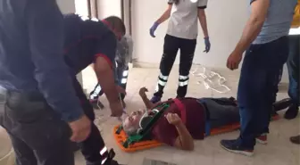 İnşaatın Bodrumuna Düşen Kişi Yaralandı
