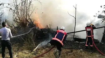 Hurdalıkta Çıkan Yangın Evlere Sıçradı