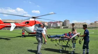 Beyin Kanaması Geçiren Hastanın İmdadına Hava Ambulansı Yetişti