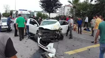 Ordu'da Ticari Taksi ile Otomobil Çarpıştı: 8 Yaralı