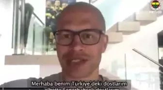 Alex'ten Fenerbahçelilere Mesaj