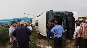 Akhisar'da Otobüs Devrildi: 1 Ölü, 41 Yaralı