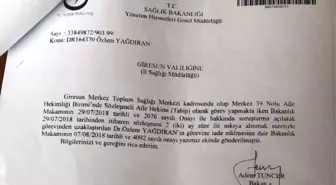 O Doktor Görevine İade Edildi