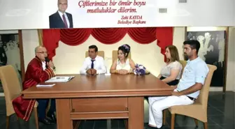 Salihli'de 11 Çiftin Nikah Tarihi 08.08.2018 Oldu