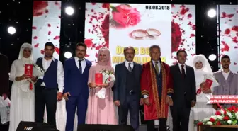 Yozgat'ta 8 Çift, 08.08.2018 Tarihinde Toplu Nikah Töreniyle Evlendi