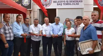 Başkan Alıcık Belediye-İş Sendikası Nazilli Temsilciliği'nin Açılışına Katıldı