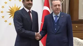 Cumhurbaşkanı Erdoğan, Katar Emiri Al Sani ile Görüştü