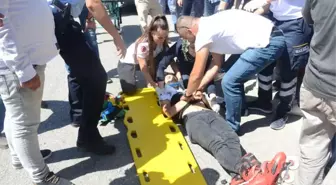 Patenle Kayan Çocuğa Otomobil Çarptı