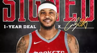 Carmelo Anthony, Houston Rockets'ta!