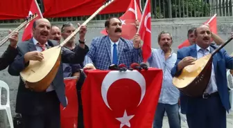 Halk Ozanları ABD'yi ve Doları Protesto Etti