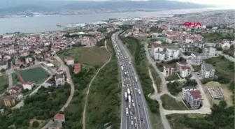 Kocaeli'de Otoyolda Bayram Yoğunluğu Hd