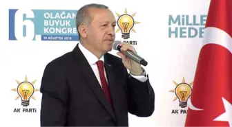 Erdoğan'dan AK Parti 6. Olağan Kongresi'nde ABD'ye Sert Mesaj: Oyunu Gördük ve Meydan Okuyoruz!