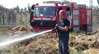 Silivri'de Otluk Alanda Yangın