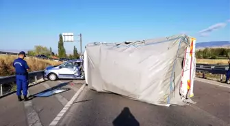 Amasya'da Trafik Kazası: 5 Yaralı