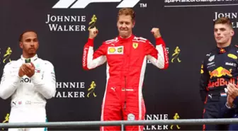 Belçika Grand Prix'sinde Zafer Sebastian Vettel'in