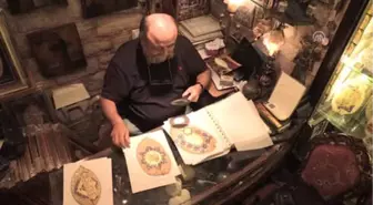 Kuruyan Yaprakları Sanatıyla Ölümsüzleştiriyor (2)