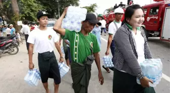 Myanmar'da Köyler Sular Altında Kaldı: 50 Bin Kişi Tahliye Edildi