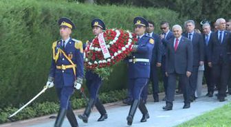 TBMM Başkanı Yıldırım Azerbaycan ve Türk Şehitliklerini Ziyaret Etti- Yıldırım, KKTC'den Sonra İlk...