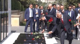 Yıldırım Azerbaycan ve Türk Şehitliklerini Ziyaret Etti