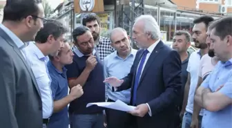 Başkan Saraçoğlu, Alt Yapı Çalışmalarını Yerinde İnceledi