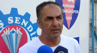 Kardemir Karabükspor Teknik Direktörü Yılmaz: 'Oyuncularımın Lisansını Çıkartsınlar'