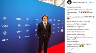 Galatasaraylı Taraftarlardan Kaka ve Forlan'a Teşekkür Yağmuru