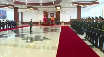 Cumhurbaşkanı Erdoğan Kırgızistan'a Geldi - Havalimanı Karşılama (2)