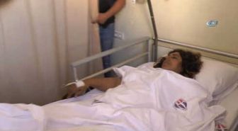 Kazada Yaralı Olarak Kurtulan Hüseyin Kiraz, Ziyaretçilerine Arkadaşlarının Durumunu Sordu