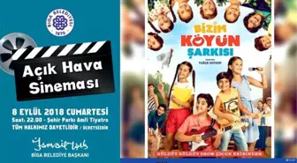 Biga'da Açık Hava Sineması'nın Son Filmi: Bizim Köyün Şarkısı