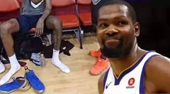 Basketbolcu Kevin Durant'in Ayağı Şaşkına Çevirdi