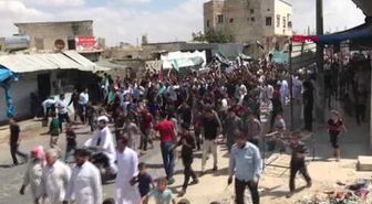 Suriye'de 'İdlib' Protestoları