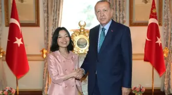 Erdoğan Japonya Prensesi ile Görüştü