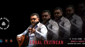 Erdal Erzincan Sesi ve Bağlaması ile Bu Kez Baksı Müzesi'nde